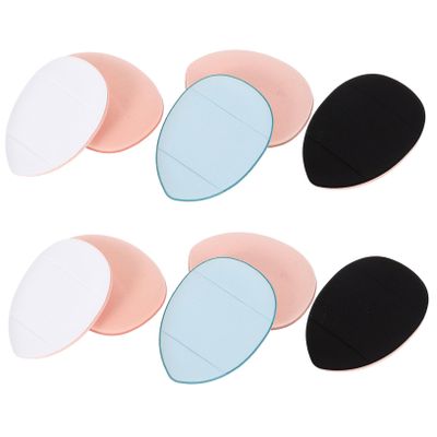 Beatifufu 12pcs Mini Powder Puff for Foundation Makeup Gentle Portable Beauty Tools for Dry and Wet Use for Home and Travel for Skin Types Random Color