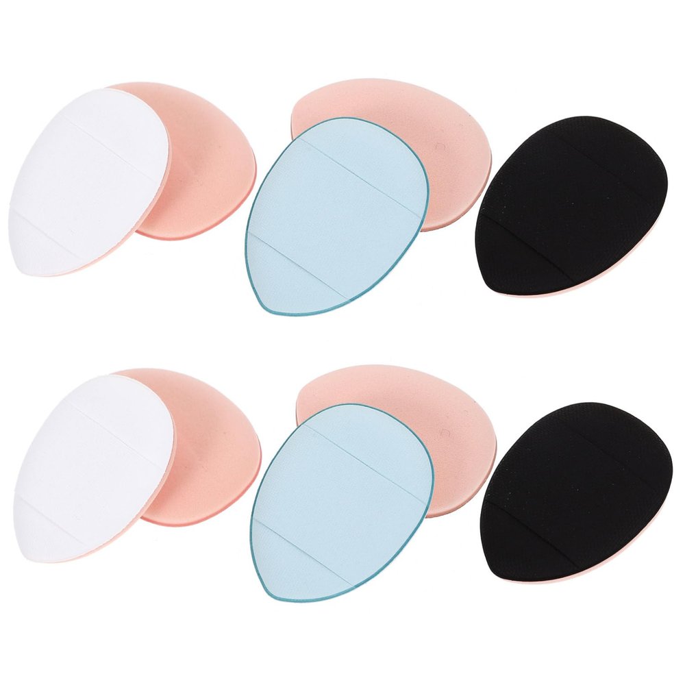 Beatifufu 12pcs Mini Powder Puff for Foundation Makeup Gentle Portable Beauty Tools for Dry and Wet Use for Home and Travel for Skin Types Random Color