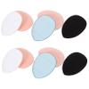 Beatifufu 12pcs Mini Powder Puff for Foundation Makeup Gentle Portable Beauty Tools for Dry and Wet Use for Home and Travel for Skin Types Random Color view 1
