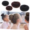 TOVINANNA Hair Bun Holders for Women 8pcs Donut Hair Bun Maker Kit 2 Sizes for Work School Parties view 3