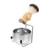 Ipetboom Bread Shaving Set Men Shaving Soap Bowl Beard Brush and Mustache Kit for Father Day view 1