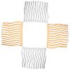 Beatifufu 4pcs Flexible Side Combs for Hair Styling Metal Hair Combs for Women for Wedding Veils and Daily Use Gold and Silver Accessories view 1