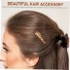 Beatifufu 4pcs Flexible Side Combs for Hair Styling Metal Hair Combs for Women for Wedding Veils and Daily Use Gold and Silver Accessories view 3