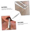 Ipetboom 4 Pcs Nose Hair Trimmer Stainless Steel Nose Clipper Nasal Hair Removal Tool for Travel view 4
