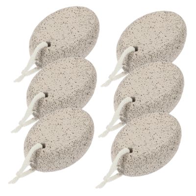 Beatifufu 6pcs Foot Pumice Stone for Dead Skin Removal Double-Sided Exfoliator Tools Reusable Pedicure Supplies for Calloused Feet Massage Scrubber