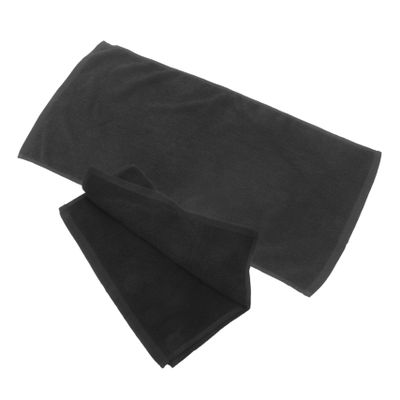 Didiseaon 2pcs Cotton Bath Towel Fast Drying Hair Towels Black for Women Salon Home