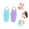 MERRYHAPY 2pcs Facial Mold Roller for Eye and Face Care Reusable Silicone Massage Tool for Swelling Relief and Skin Purple Blue view 2