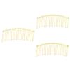 Beatifufu 9pcs Teeth Metal Hair Comb Golden Wedding Hair Accessories for Women and Girls for Special Occasions for Updos and Styling view 1