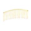 Beatifufu 9pcs Teeth Metal Hair Comb Golden Wedding Hair Accessories for Women and Girls for Special Occasions for Updos and Styling view 2