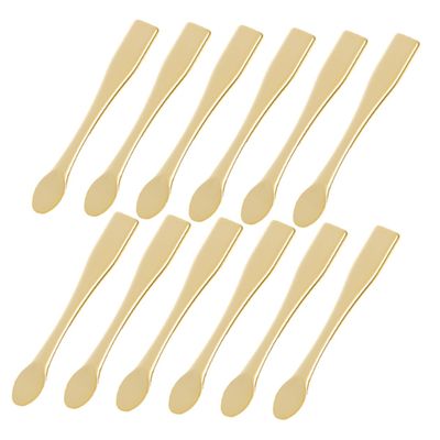 Beatifufu 12pcs Skincare Spatula Kit Makeup Spatulas Cream Applicator Face Body Spoons Reusable Easy to Clean