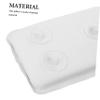 Baluue 1pc Sponge Bath Pillow for Bathtub Neck Support Cushion Suction Cups Ergonomic Design for Comfort and Relaxation Fits Bathtubs White view 3