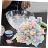 Beatifufu Cotton Balls for Face Newborn-Friendly Soft Absorbent Multi-Purpose for Cleaning Makeup Crafts Pink Yellow Blue view 4