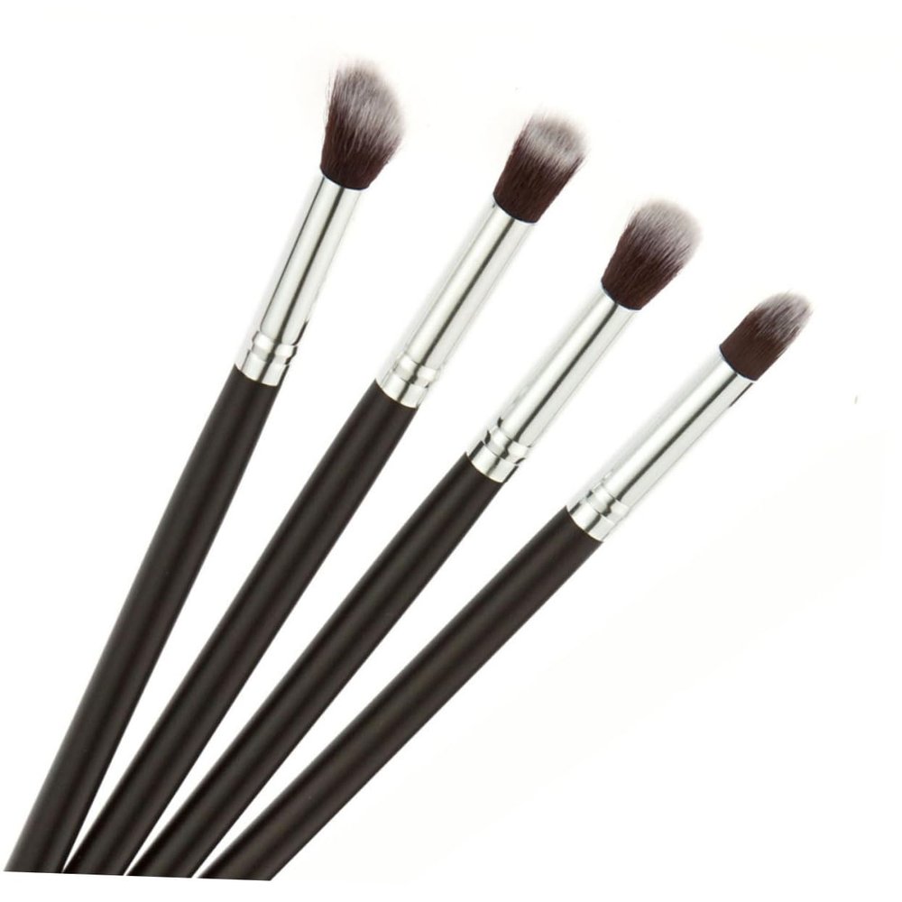 Beatifufu 4pcs Makeup Brush Set Eye Brushes Eyeshadow Blending Soft Hair Travel Cosmetic Kit
