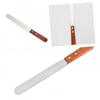 FOMIYES Hair Removal Waxing Spatula with Wooden Handle Durable Stainless Steel Scraper for Convenient Hair Removal and Precise Wax Application Lightweight Design for Easy Carrying view 3