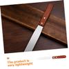 FOMIYES Hair Removal Waxing Spatula with Wooden Handle Durable Stainless Steel Scraper for Convenient Hair Removal and Precise Wax Application Lightweight Design for Easy Carrying view 4