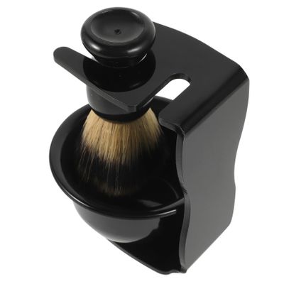 Didiseaon Men's Shaving Kit Shaving Brush Set Bowl and Stand Nylon Bristle Brush Barber Accessories for Grooming