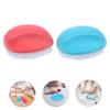 Beatifufu 2pcs Nail Cleaning Brushes Hand and Nail Brushes for Manicure and Pedicure Sturdy Bristles for Easy Dirt Removal Candy Nordic Nordic view 4
