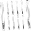 Didiseaon 15sets Portable Crystal Wand Mascara Brush Eyelash Brush Kit Solid Flexible Eyelash Applicators Makeup Tool for Travel Daily Use view 1