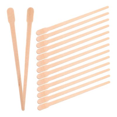 FOMIYES 300pcs Hair Removal Wax Sticks for Nose Eyebrows Pack Gentle Wooden Sticks for Skincare Travel