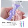 Didiseaon 3pcs Silicone Eyeliner Stencils Reusable Makeup Tool for Precise Eyeliner Application Eyebrow Aid Beauty Accessory in and view 2