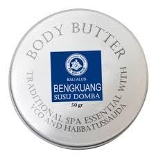 Bali Alus Body Butter Bengkuang/Yam Bean Susu Domba Traditional SPA Essential with VCO & Habbatussauda, 50 gram