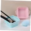 Didiseaon 2pcs Silicone Brush Cleaner Bowl Portable Makeup Tool for Brush and Sponge Washing Makeup Lovers Durable and Reusable view 3