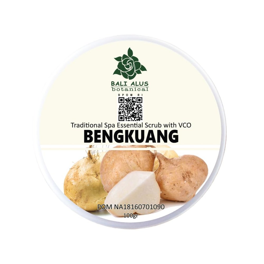Bali Alus Lulur Scrub Cream Bengkuang, 100 gram (Pack of 2)