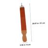 OSOLADY Cowhide Leather Double-layer Razor Strop for Sharpening Straight Razors Professional Barber Use Easy to Hang with Buckle Design Smooth Shaving Blade Enhancement view 2