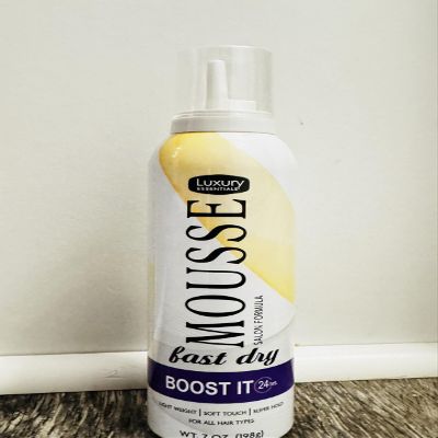 Luxury Salon Formula Fast Dry Mousse, Light Weight 7 oz