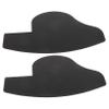 Didiseaon 1pair Hairline Measurement Card Precision Hairline Shaping Tool for Barbers Versatile Design for Accurate and Beard Styling Easy to Use Card view 1