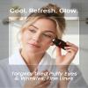 VAROL Ice Roll Serum for Face, Puffy Eyes, Under Eye Bags - Bakuchiol & Collagen for Wrinkles, Anti Aging, Ice Roller for Puffiness, Redness, Dark Circles - Korean Skin Care & Gua Sha, 1.69 Fl Oz view 2