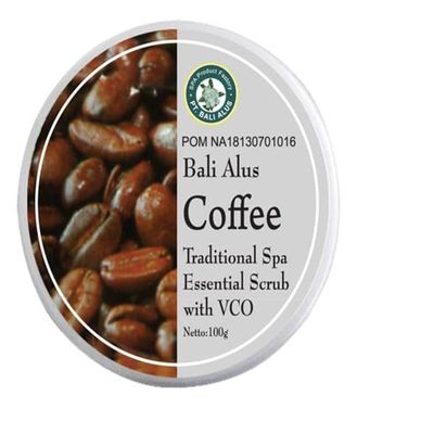 Bali Alus Lulur Scrub Cream Coffee, 100 gram (Pack of 2)