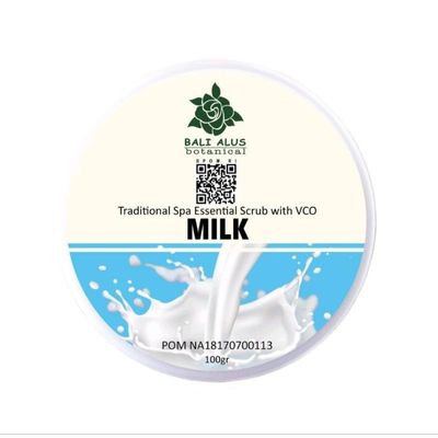 Bali Alus Lulur Scrub Cream Milk, 100 gram (Pack of 2)
