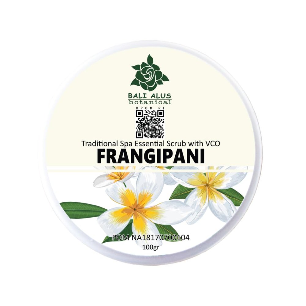 Bali Alus Lulur Scrub Cream Frangipani, 100 gram (Pack of 2)