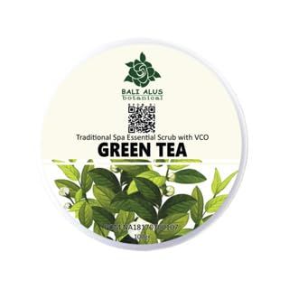 Bali Alus Lulur Scrub Cream Green Tea, 100 gram (Pack of 2)