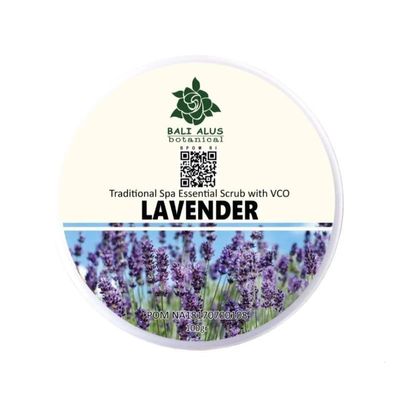 Bali Alus Lulur Scrub Cream Lavender, 100 gram (Pack of 2)