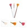 OSOLADY Fan-shaped Makeup Applicators 3pcs Brush Set for Blending Highlighting and Blush Women's Beauty Tools view 4