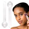sundree Cooling Facial Ice Globes | Reduce Puffiness | Tighten Skin | Improve Circulation | Freezer Safe | Bundle (2 - Pack) (Clear) view 1