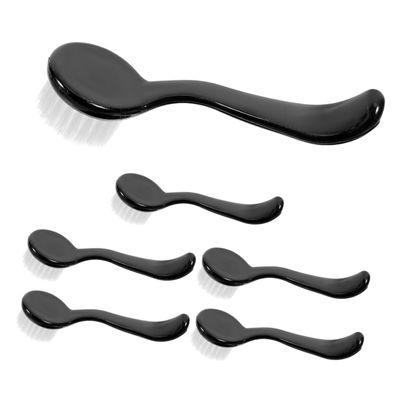 Didiseaon Manual Face Brush Set 6pcs Facial Cleansing Brush Exfoliator for Pore Cleansing