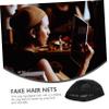 OSOLADY Elastic Wig Cover Portable Wig Net Hair Mesh for Updos Hair Nets Fake Hairnet Hat view 4