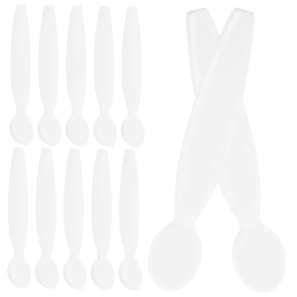 HAPINARY 20pcs Makeup Spatula Tool Small Cream Applicators for Facial Cosmetic Use Sturdy Design for Smooth Application for Creams Lotions Travel-friendly Beauty Accessories