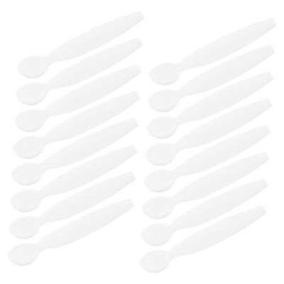 IWOWHERO 20pcs Small Cosmetic Spatulas for Cream Reusable Makeup Spoons for Face Cream Application Portable and Lightweight Beauty Tools for Women