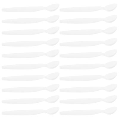MERRYHAPY 20pcs Cosmetic Spatulas for Skin Care Reusable Face Cream Applicators for Women Safe and Lightweight Makeup Spoons for Beauty Salon and Travel
