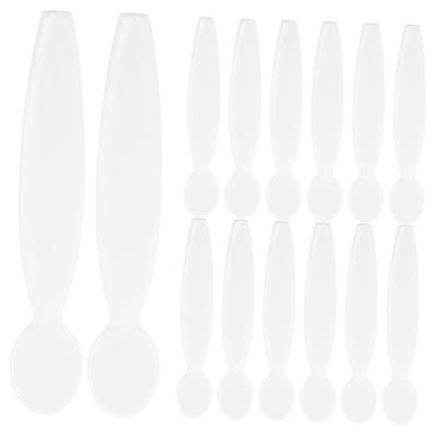 PLAFOPE 20pcs Cosmetic Spatula Small Spoons for Cream Application Reusable Beauty Scoops for Facial Creams Lotions for Home and Travel Use