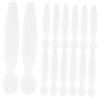 PLAFOPE 20pcs Cosmetic Spatula Small Spoons for Cream Application Reusable Beauty Scoops for Facial Creams Lotions for Home and Travel Use view 1