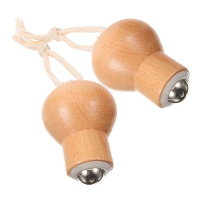 FRCOLOR 2pcs Face Massage Roller Tool Gentle Bulb Design for Facial Relaxation Compact Portable Handheld Massager for Women Skincare Lightweight Easy to Use