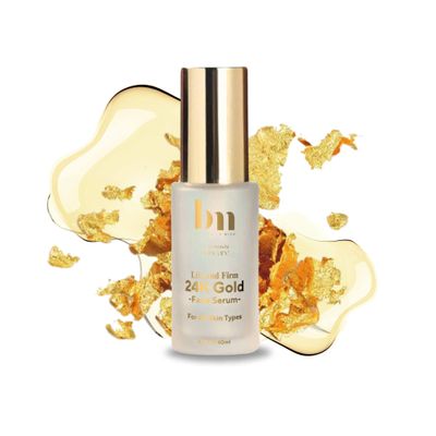 24K Gold Face Serum - Lift & Firm For All Skin Types, Best for Men & Women to Target Fine Lines & Wrinkles, 1.35 Fl Oz/40 ml