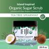 Organic Fiji Coconut Oil Infused Sugar Scrub for Face & Body 20-Ounces (20 Ounce (Pack of 1), Tea Tree Spearmint) view 4