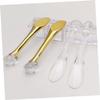 Outanaya Beauty Spoon Set 10pcs Eye Cream Face Makeup Spatulas Skincare Tool Lotion Applicator Perfect for Travel view 3