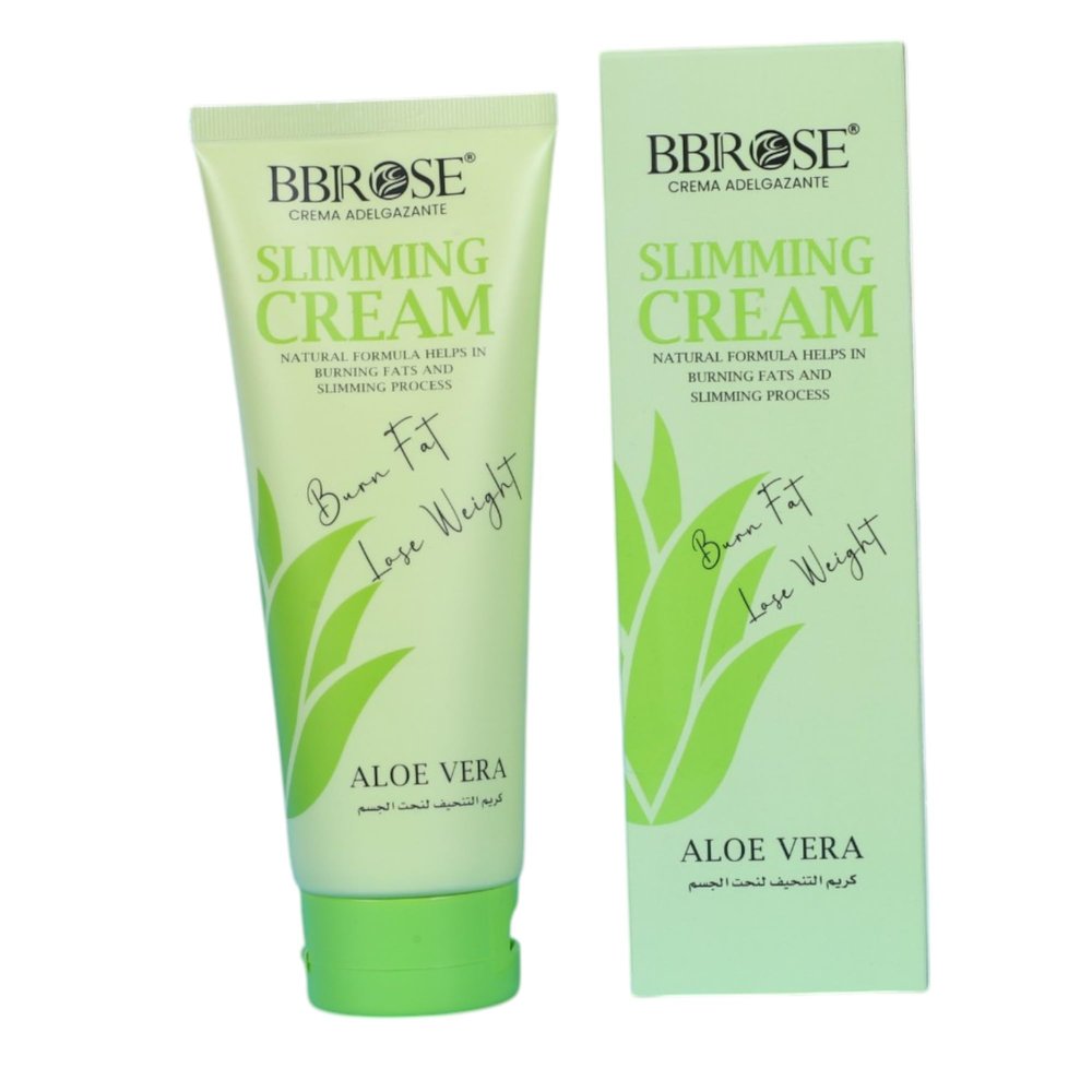 BBROSE Aloe Vera Slimming Cream 236ml - Fat Burning and Skin Firming Gel with Natural Ingredients for Waist, Arms, Thighs | Anti-Cellulite and Hydration